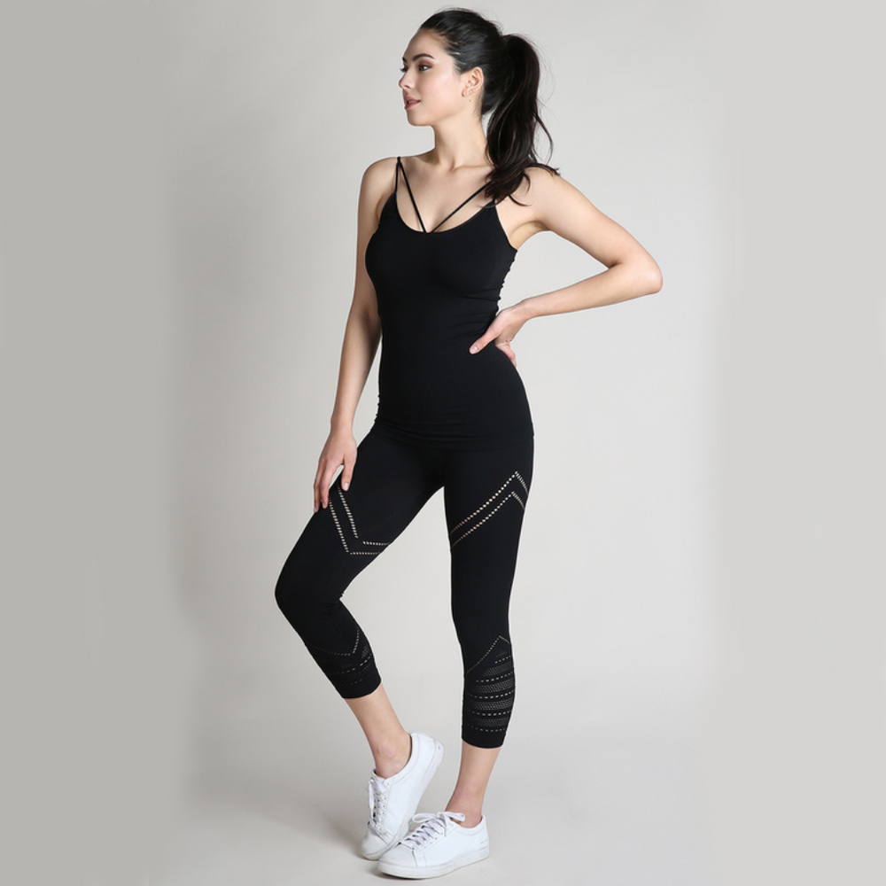 Seamless Deep V-Neck Camisole, One Size